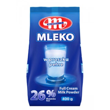 Mlekovita Mleko Pełne 26% w Proszku 400g