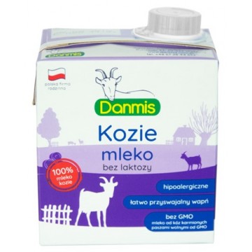 Danmis Mleko Kozie UHT 2,5% Bez Laktozy 500ml