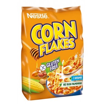 Nestle Płatki Corn Flakes z Miodem i Orzeszkami 450g