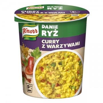 Knorr Danie Ryż Curry z Warzywami 73g