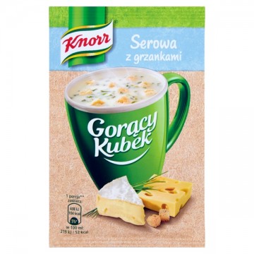 Knorr Gorący Kubek Serowa z Grzankami 22g