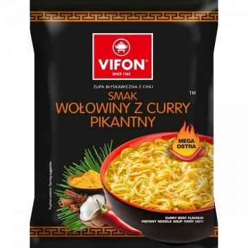 Vifon Zupa Wołowina z Curry Pikantna 70g