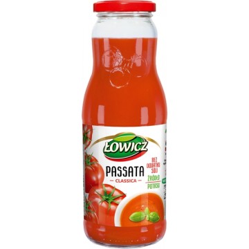 Łowicz Passata Classica Przecier Pomidorowy 680g