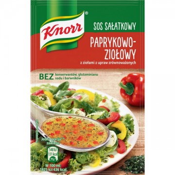 Knorr Sos Sałatkowy Paprykowo ziołowy 12g