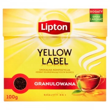 Lipton Yellow Label Herbata Czarna Granulowana 100g