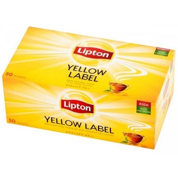 Lipton Yellow Label Herbata Czarna Ekspresowa 50tb