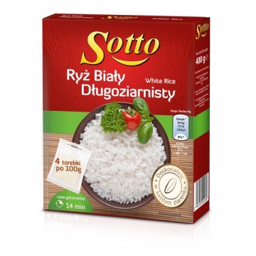 Sotto Ryż Biały 4x100g