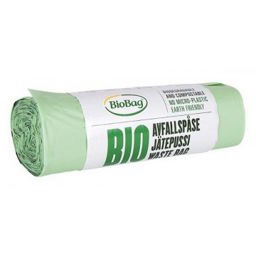 BioBag Worki Na Odpady Organiczne i Zmieszane w 100% Biodegradowalne i Kompostowalne 35L Rolka 20 Sztuk