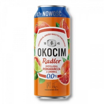 Okocim Radler Pomarańcza 0% Puszka 500ml