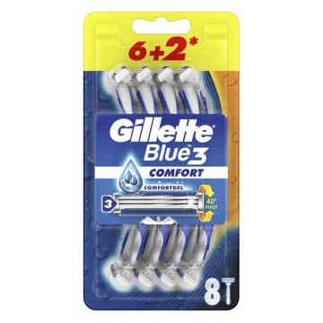 Gillette Blue 3 Maszynki Do Golenia Męskie 6+2