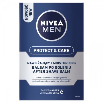 Nivea Men Protect & Care Nawilżający Balsam Po Goleniu z Witaminą E i Prowitaminą B5 100 ml