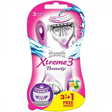 Wilkinson Xtreme 3 Beauty Maszynki Do Golenia Damskie 3+1 szt.