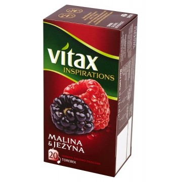 Vitax Herbata Owocowa Malina z Jeżyną 20tb