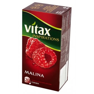 Vitax herbata Owocowa Malinowa 20tb