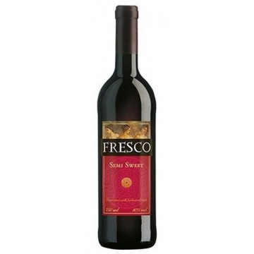 Fresco Wino Czerwone Półsłodkie 750ml
