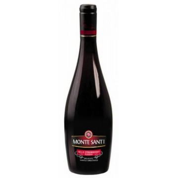 Monte Santi Wild Strawberry Wino Czerwone Słodkie 750ml