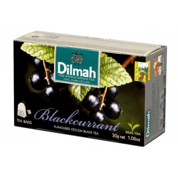 Dilmah Flavoured Owocowa Blackcyurrant Black Tea 20tb