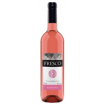 Fresco Wino Różowe Półsłodkie 750ml