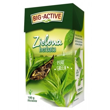 Big Active Pure Green Herbata Zielona Liściasta 100g