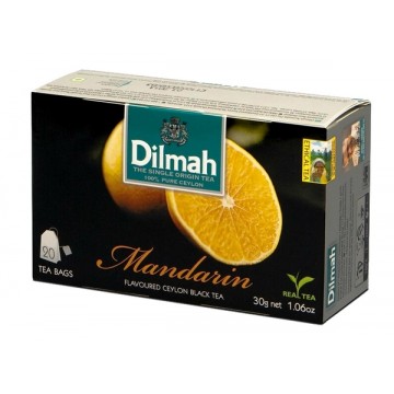 Dilmah Flavoured Owocowa Mandarin Black Tea 20tb