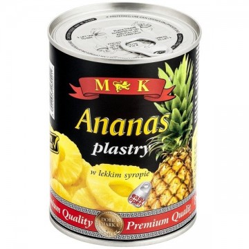 MK Ananasy Plastry Puszka 565g