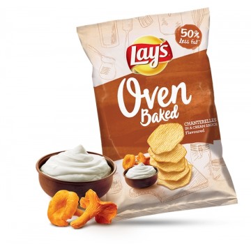 Lay’s Oven Baked Chanterelles In a Cream Sauce 125g