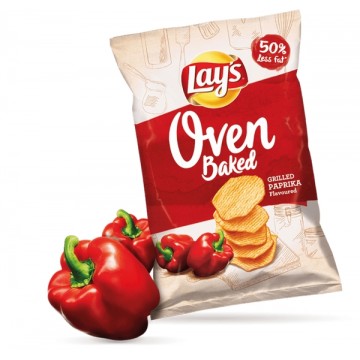 Lay's Oven Baked Grilled Paprika 125g