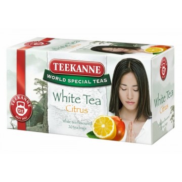 Teekanne White Tea Citrus Herbata Biała Ekspresowa 20tb