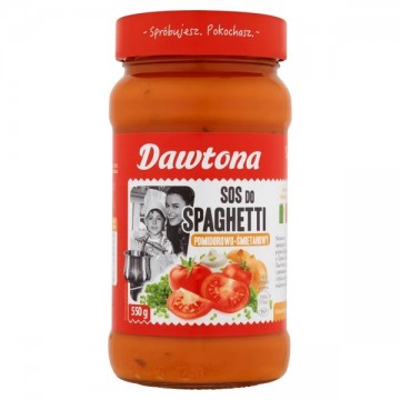 Dawtona Sos do Spaghetti Śmietanowo-Pomidorowy 550g