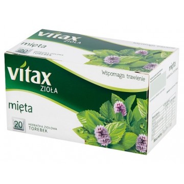 Vitax Herbata Ziołowa Mięta 20tb