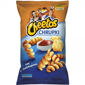 Cheetos Chrupki Spirale Ser Ketchup 145g