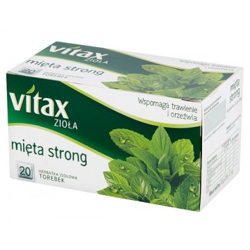 Vitax Herbata Ziołowa Mięta Strong 20tb