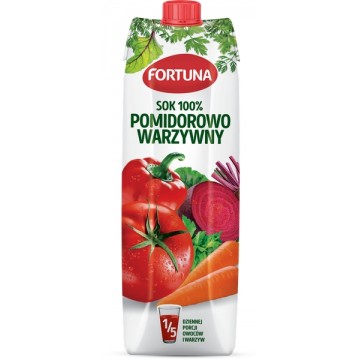 Fortuna Sok Pomidorowo-Warzywny 1l Karton