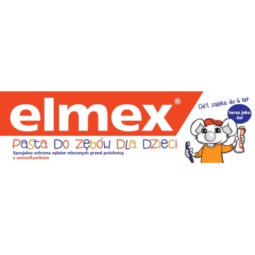 Elmex Pasta do Zębów dla Dzieci Przeciwko Próchnicy 50 ml