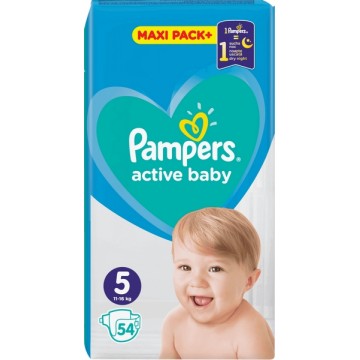 Pampers Active Baby Rozmiar 5 Pieluchy 54 szt
