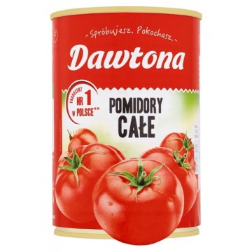 Dawtona Pomidory Bez Skórki Całe 400g