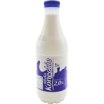 Koneckie Mleko 2% 1l Butelka