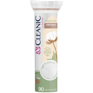 Cleanic Naturals Płatki Kosmetyczne z Bawełny Organicznej 90 szt