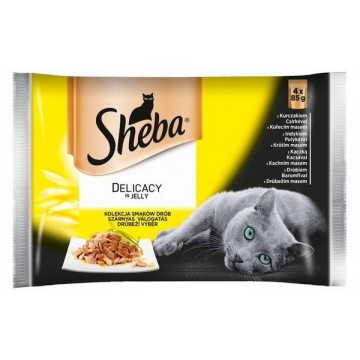 Sheba Delicacy Drobiowe Smaki w Galarecie 4x85g