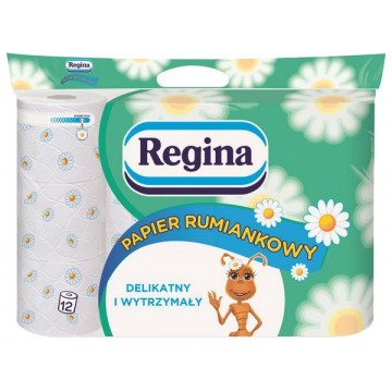 Regina Papier Toaletowy Rumiankowy 12 Rolek