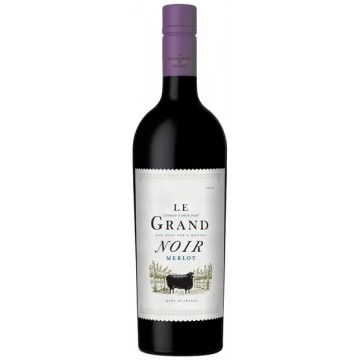 Le Grand Noir Merlot Wino Czerwone Wytrawne 750ml Francja