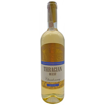 Thracian Quest Chardonnay Wino Białe Wytrawne 750ml Bułgaria