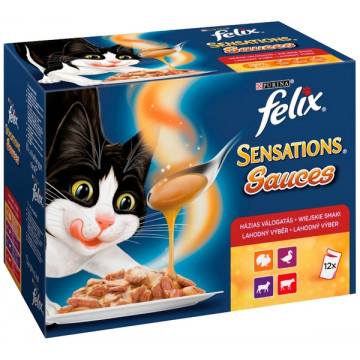 Felix Sensations Sauces Wiejskie Smaki w Sosie 12x100g
