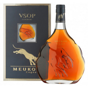 Meukow Cognac Vsop Clear Panther 40% 700ml Karton Francja
