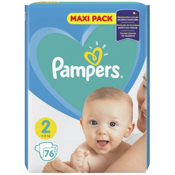 Pampers Active Baby Rozmiar 2 Pieluchy 76 szt
