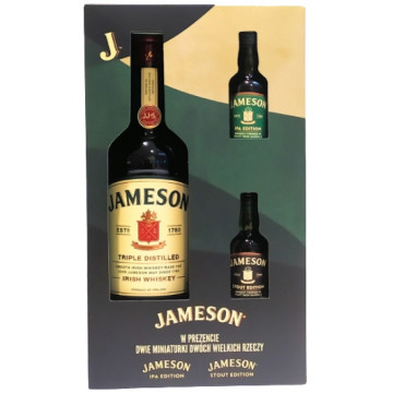 Jameson Whiskey 40% 700ml + Miniaturki