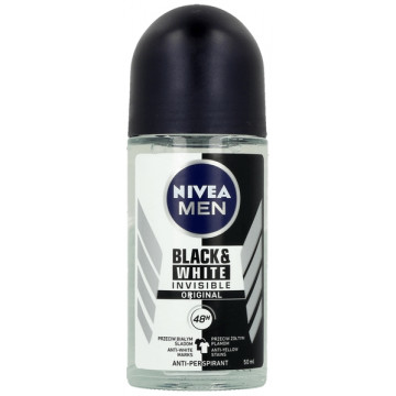 Nivea Men Black & White Invisible Original Antyperspirant w Kulce dla Mężczyzn 50ml