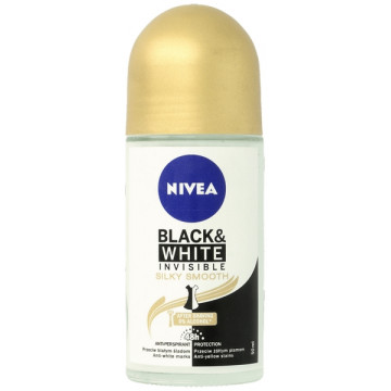 Nivea Black & White Invisible Silky Smooth Antyperspirant Damski w Kulce 48h 50 ml