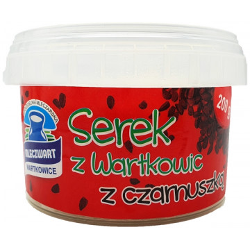 Wartkowice Serek z Czarnuszką 200g