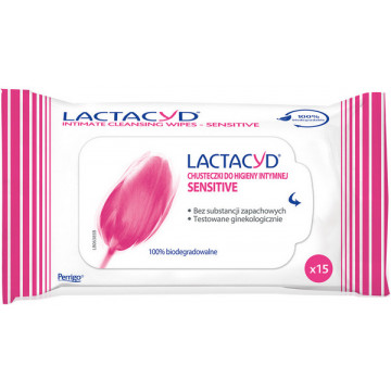 Lactacyd Sensitive Chusteczki do Higieny Intymnej